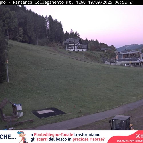 Ponte di Legno partenza cabinovia