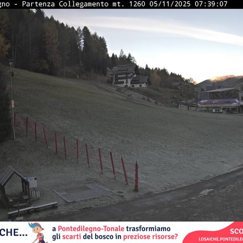 Ponte di Legno partenza cabinovia