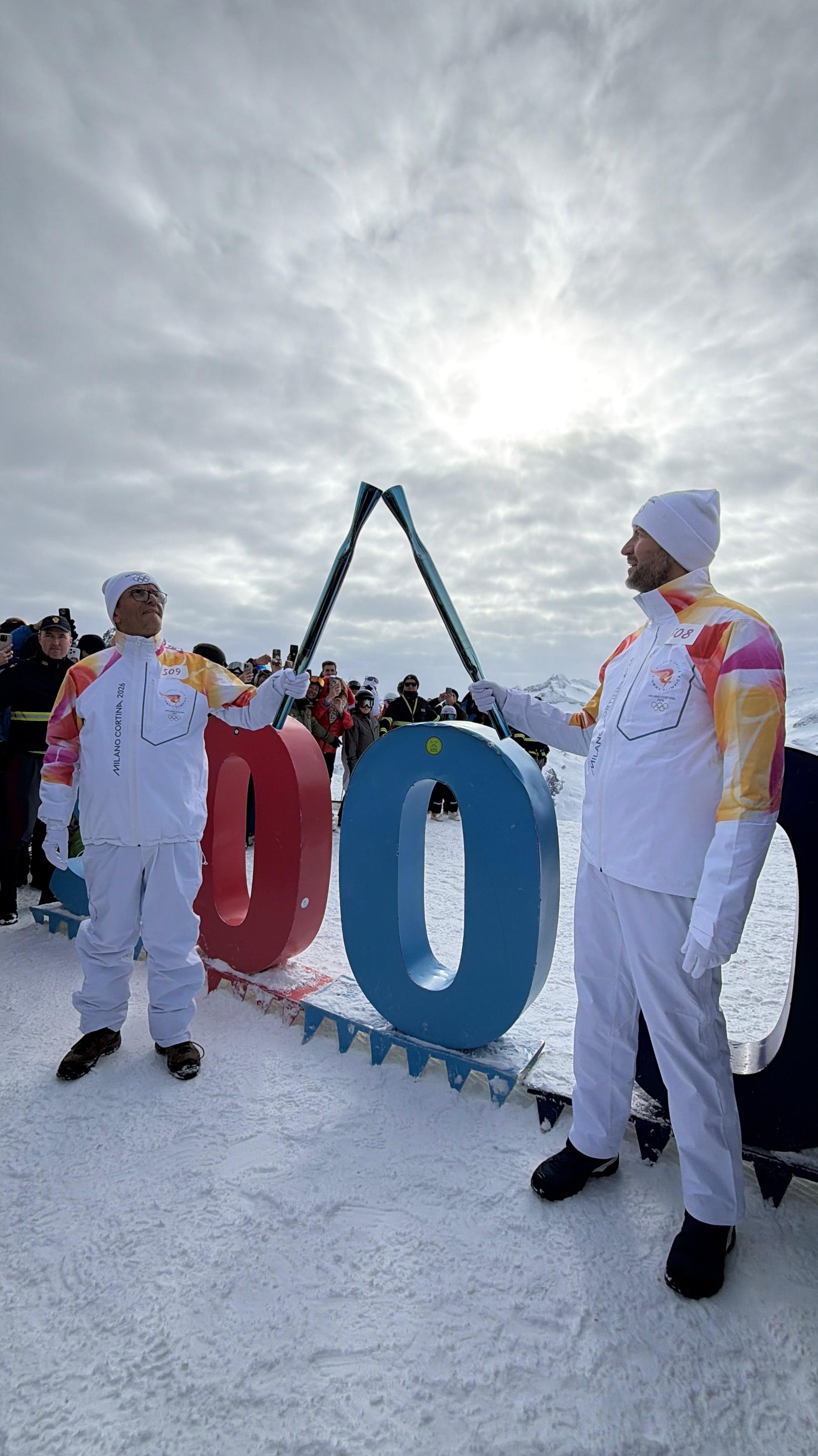 Grande emozione oggi per il passaggio della Fiamma olimpica!