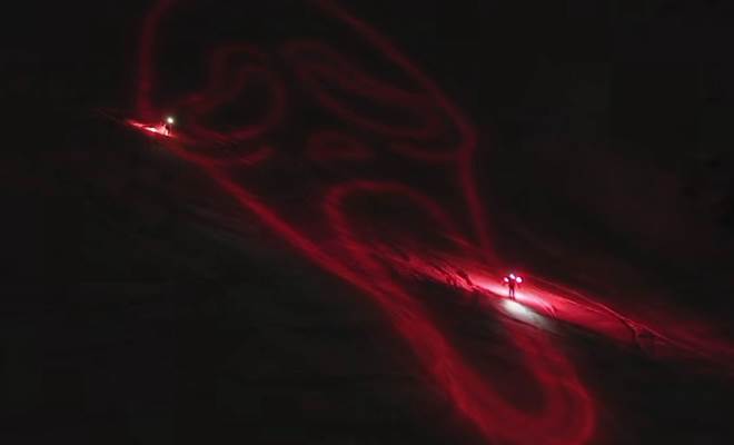 GHOSTFACE SPOTTED ON THE PRESENA GLACIER