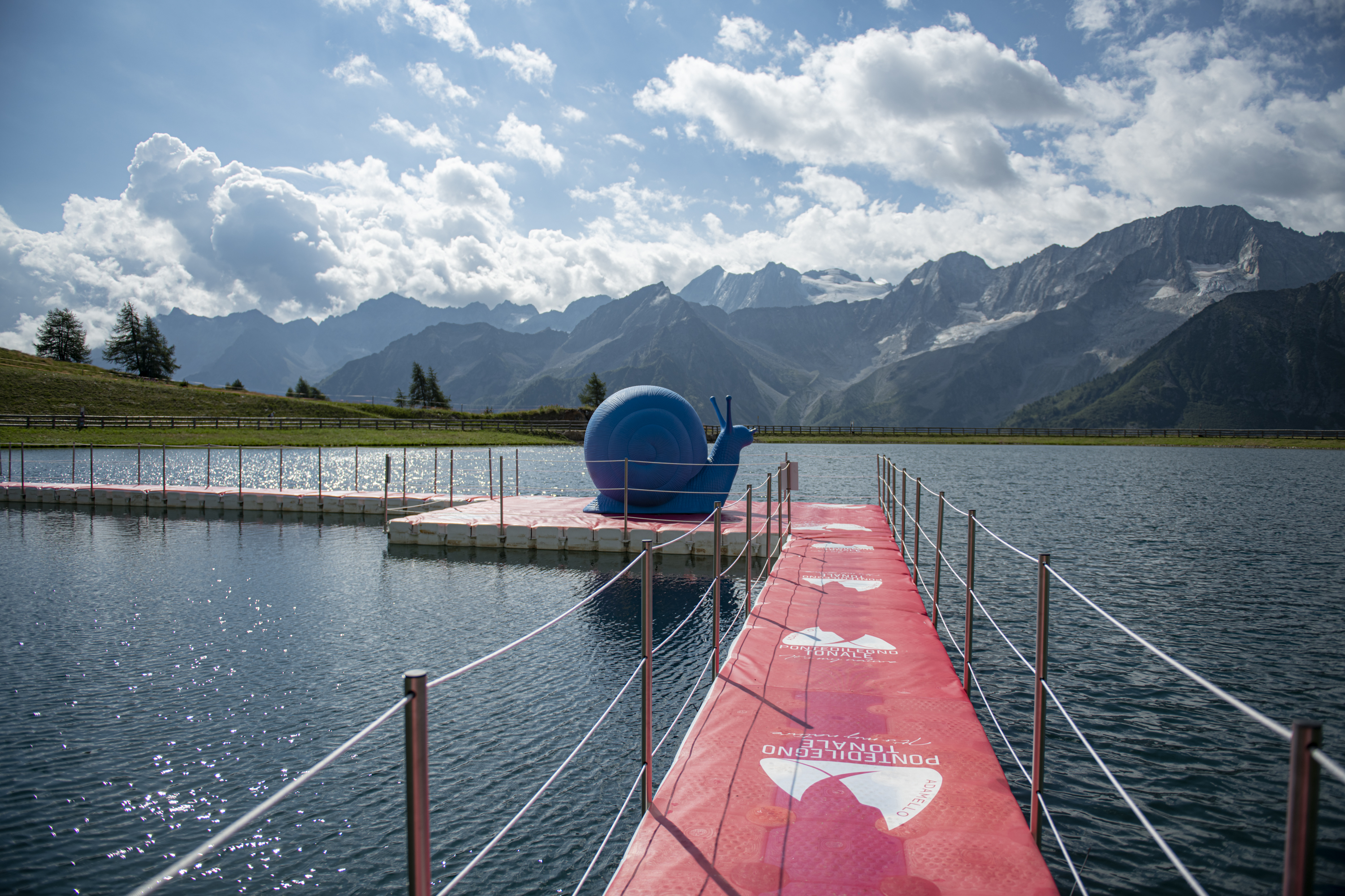 La passerella galleggiante